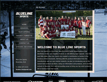 Tablet Screenshot of bluelinesports.net